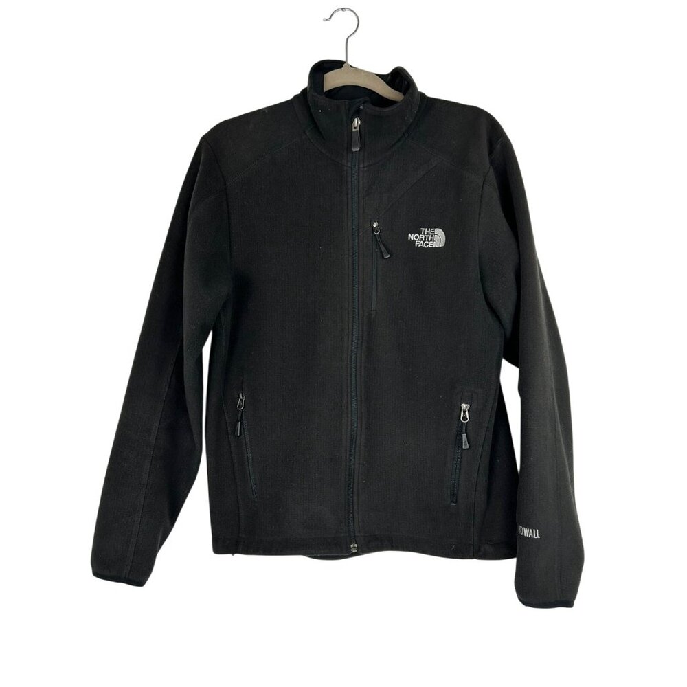 The North Face Men's Full Zip Black Fleece Jacket Small/Petites